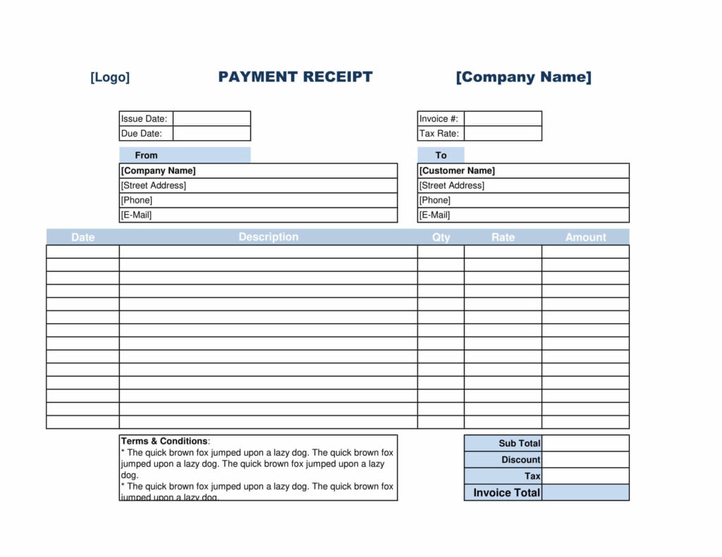 Invoice Template Free Download